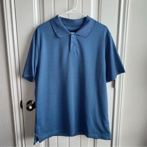 Blue Striped Polo